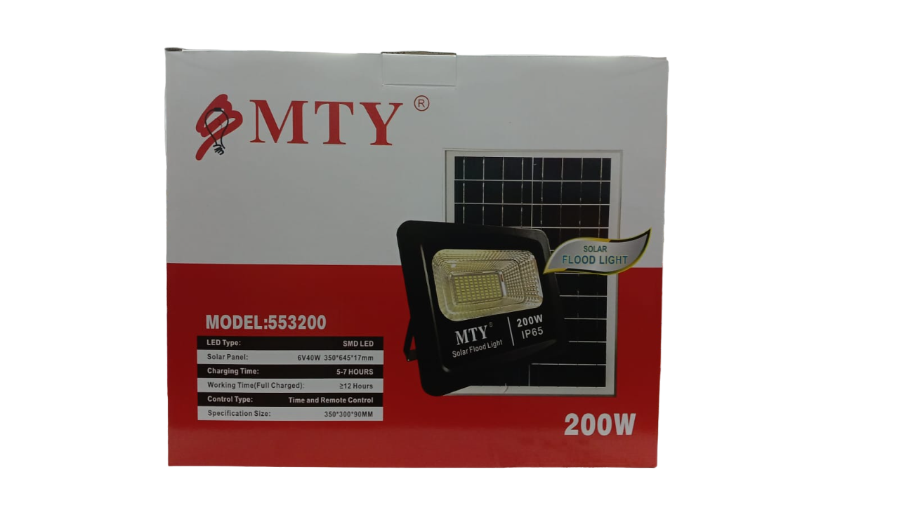 MTY Led Solar Flood Lights 40W - 200W