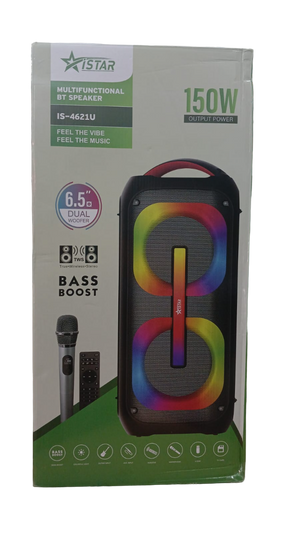 ISTAR Multifunctional Wireless Bluetooth Speaker 150W 6.5
