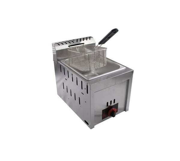 ARUIF Professional Gas Deep Fryer (1 Tank - 1 Basket)