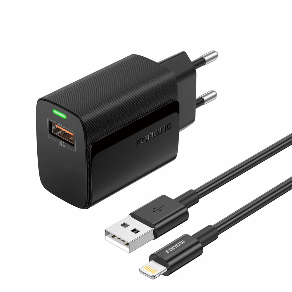 FONENG 18W USB-A Fast Wall Charger
