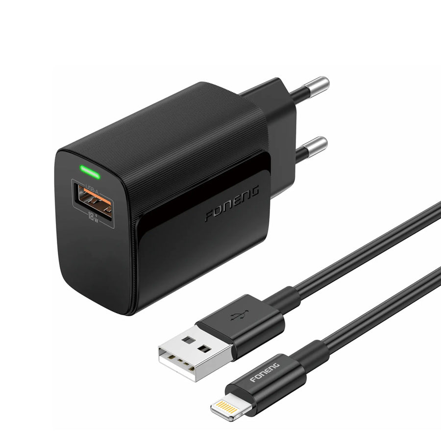 FONENG 18W USB-A Fast Wall Charger