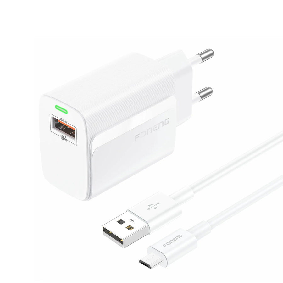 FONENG 18W USB-A Fast Wall Charger