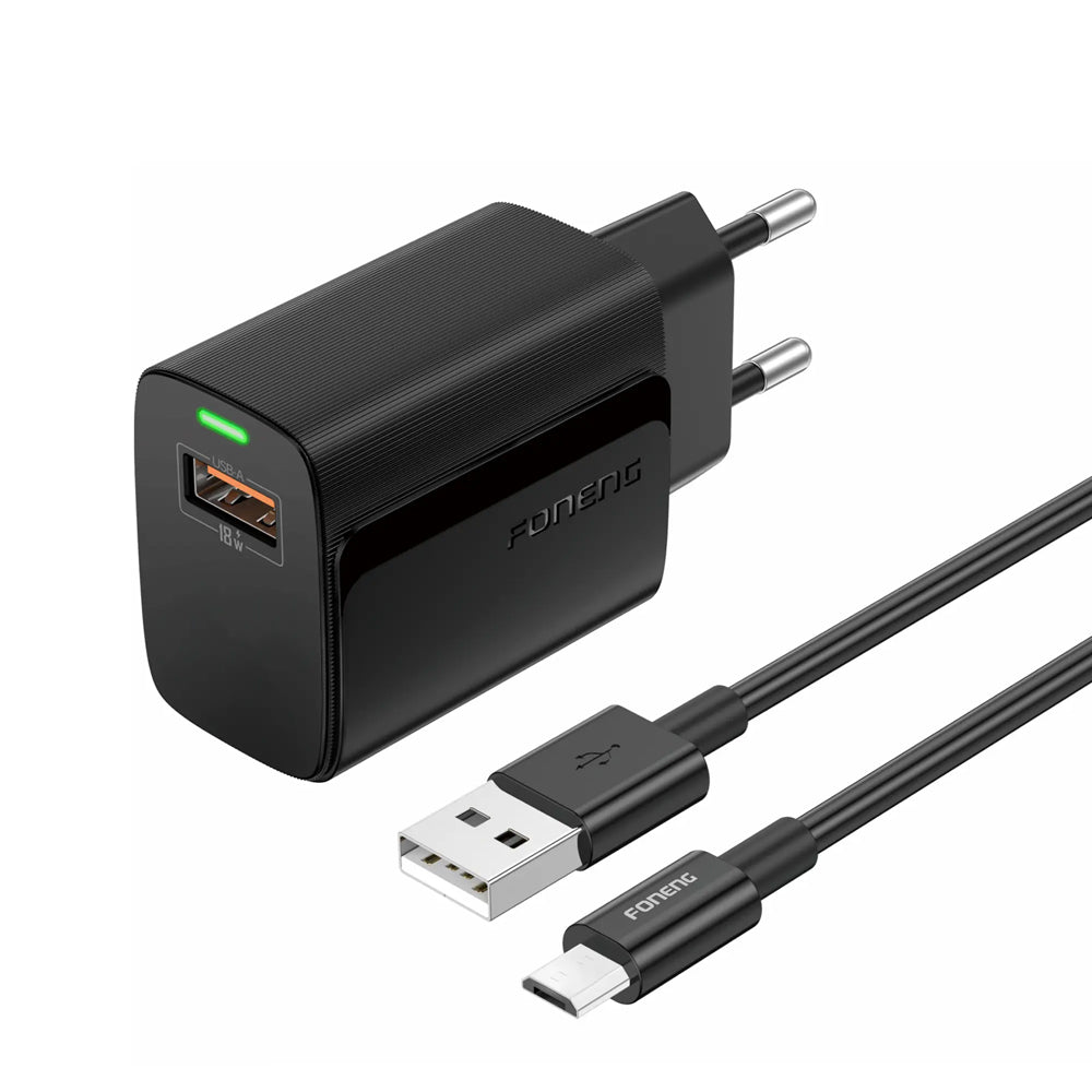 FONENG 18W USB-A Fast Wall Charger