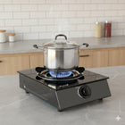 Aruif Single Burner Tempered Glass Gas Stove – RH-2003 High-Efficiency Cooker
