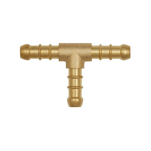 Heavy-Duty 8mm 3-Way T-Piece Hose Splitter & Connector - Pack Of 2