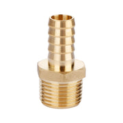 1/8" Male Threaded to 8mm Barbed Hose Tail Adaptor – Precision Brass (Pack of 2)