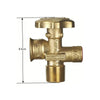 High-Precision Brass LPG Cylinder Control Valve
