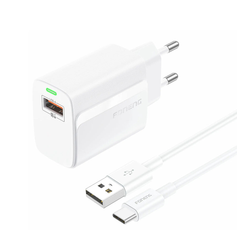 FONENG 18W USB-A Fast Wall Charger