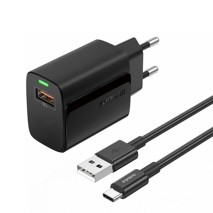 FONENG 18W USB-A Fast Wall Charger