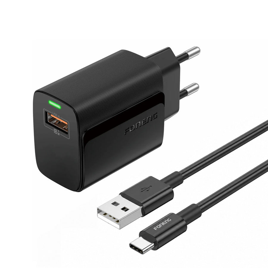 FONENG 18W USB-A Fast Wall Charger