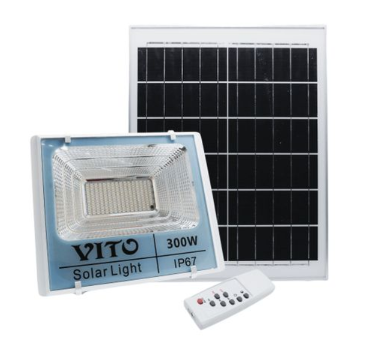 Vito 300w Solar Floodlight with Remote Control