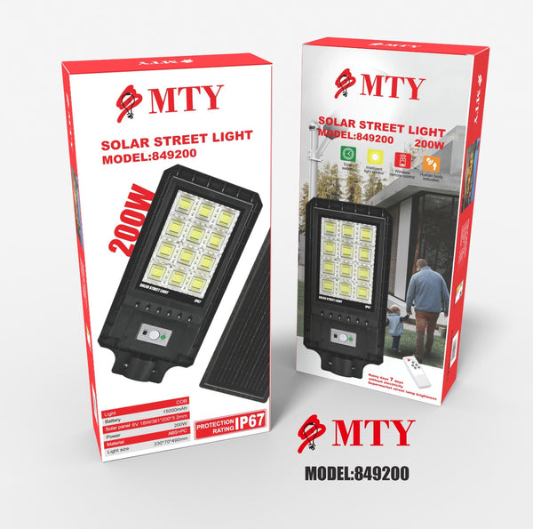 MTY Led Solar Street Lights 200W