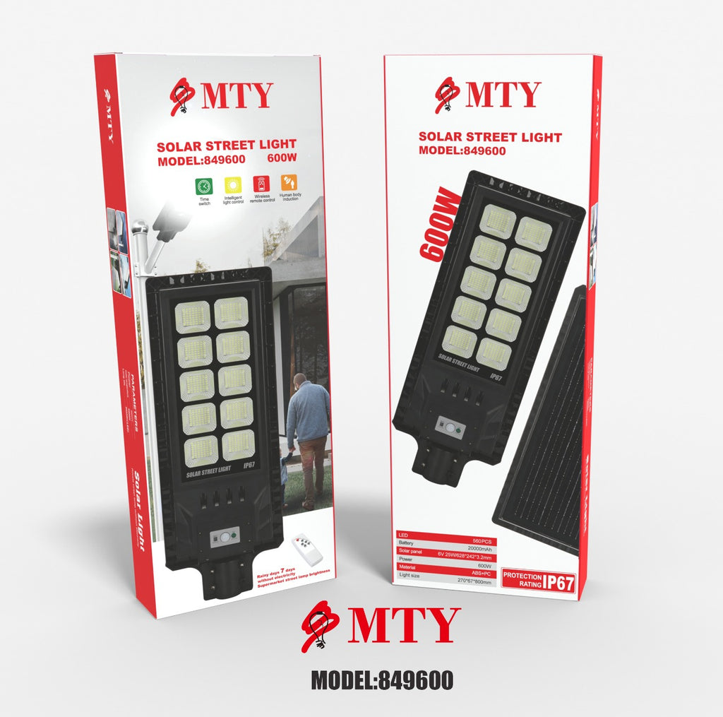 MTY Led Solar Street Lights 600W