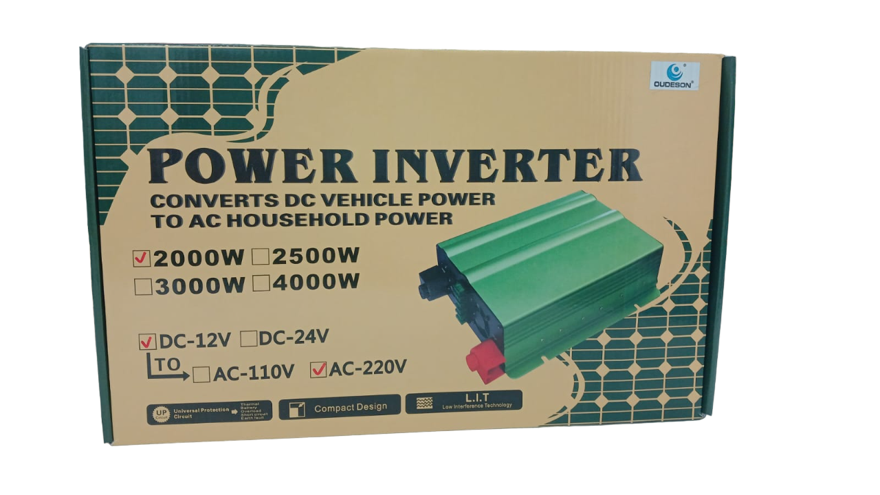 OUDESEN DC to AC Power Inverter 2000w