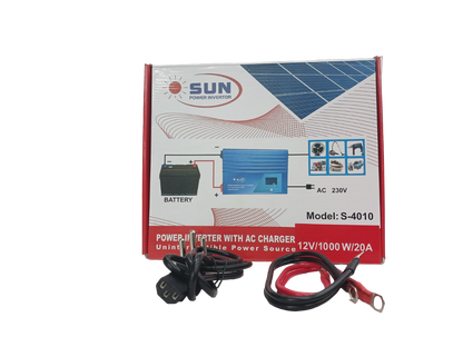 SUN Power Inverter with AC Charger 12V/1000W/20A UPS
