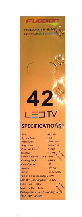 Fussion 42 Smart Led Tv