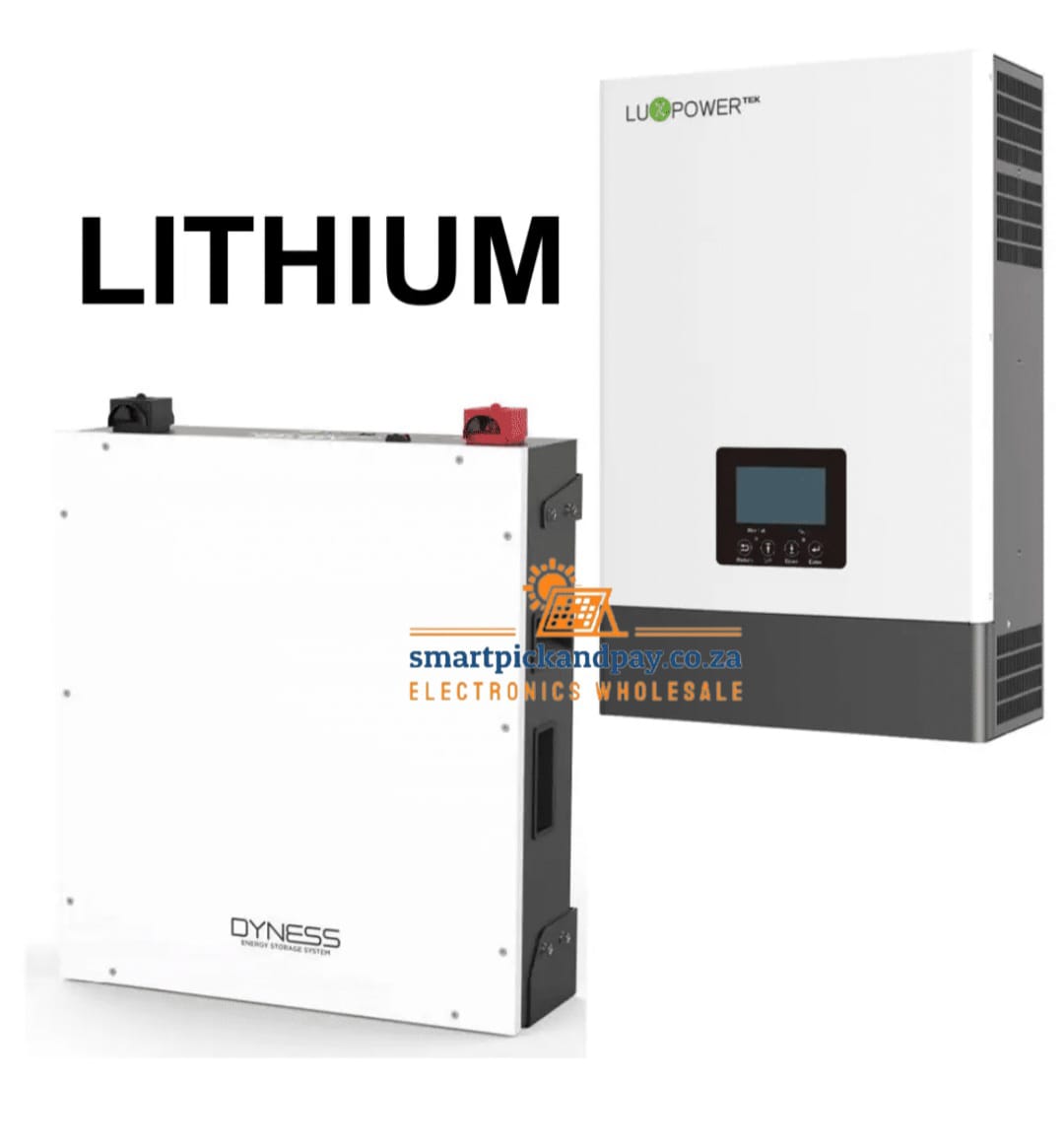 Luxpower 5KVA Hybrid Inverter and Battery Combo Dyness 4.8Kwh Lithium Battery