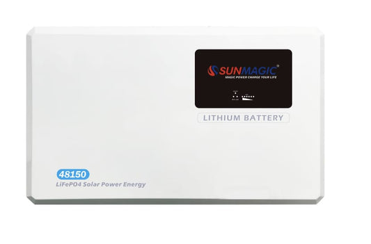 Sunmagic LiFePo4 Lithium Battery 51.2V 150AH 7.68KWH