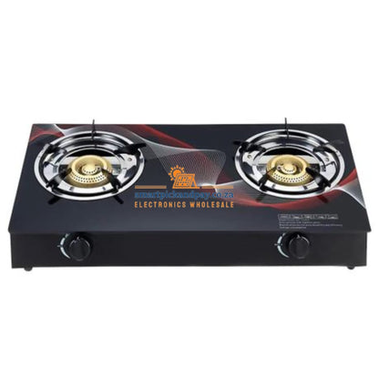 2 Plate Gas Stove BOKO Tempered Glass