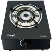 Aruif Single Burner Tempered Glass Gas Stove – RH-2003 High-Efficiency Cooker